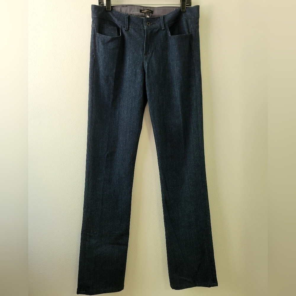 Kiki de Montparnasse dark washed Classic mid rise Straight-Leg jeans